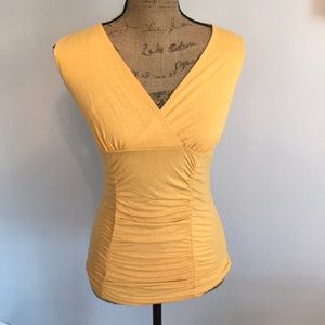 Beautiful yellow v-neck top